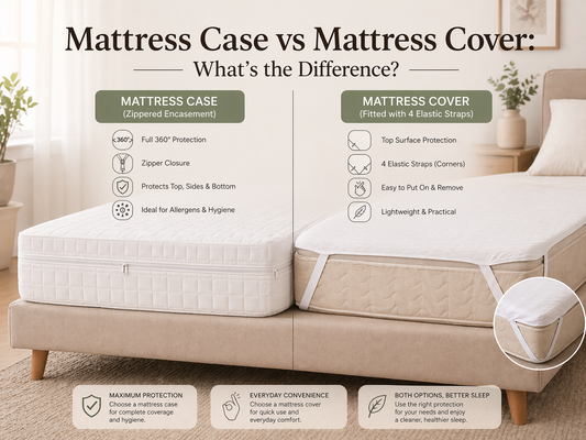 Mattress Case vs Mattress Cover: What’s the Difference?