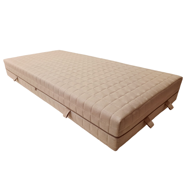 Beige mattress  on a transparent background